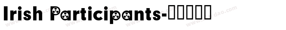 Irish Participants字体转换